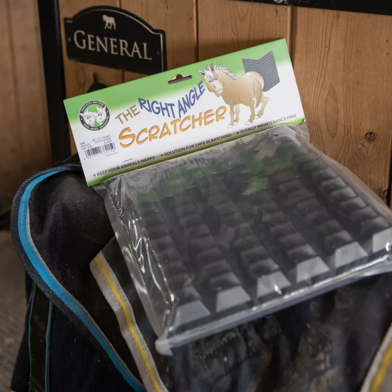 Right Angle Scratcher packaged